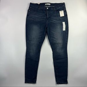 Signature by Levi Strauss & Co. Gold Women's 35x30 Modern Skinny Jeans 20M New